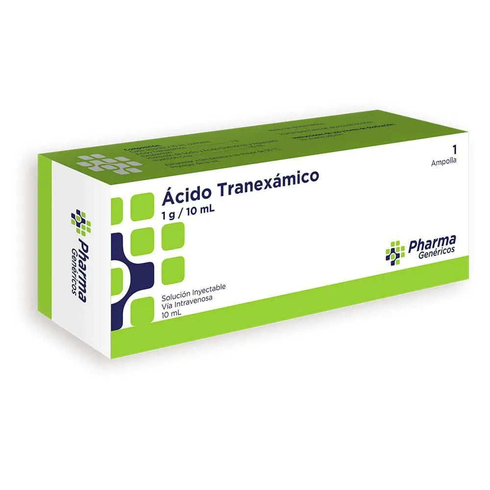 Ácido Tranexamico 1g-10ml Solución Inyectable