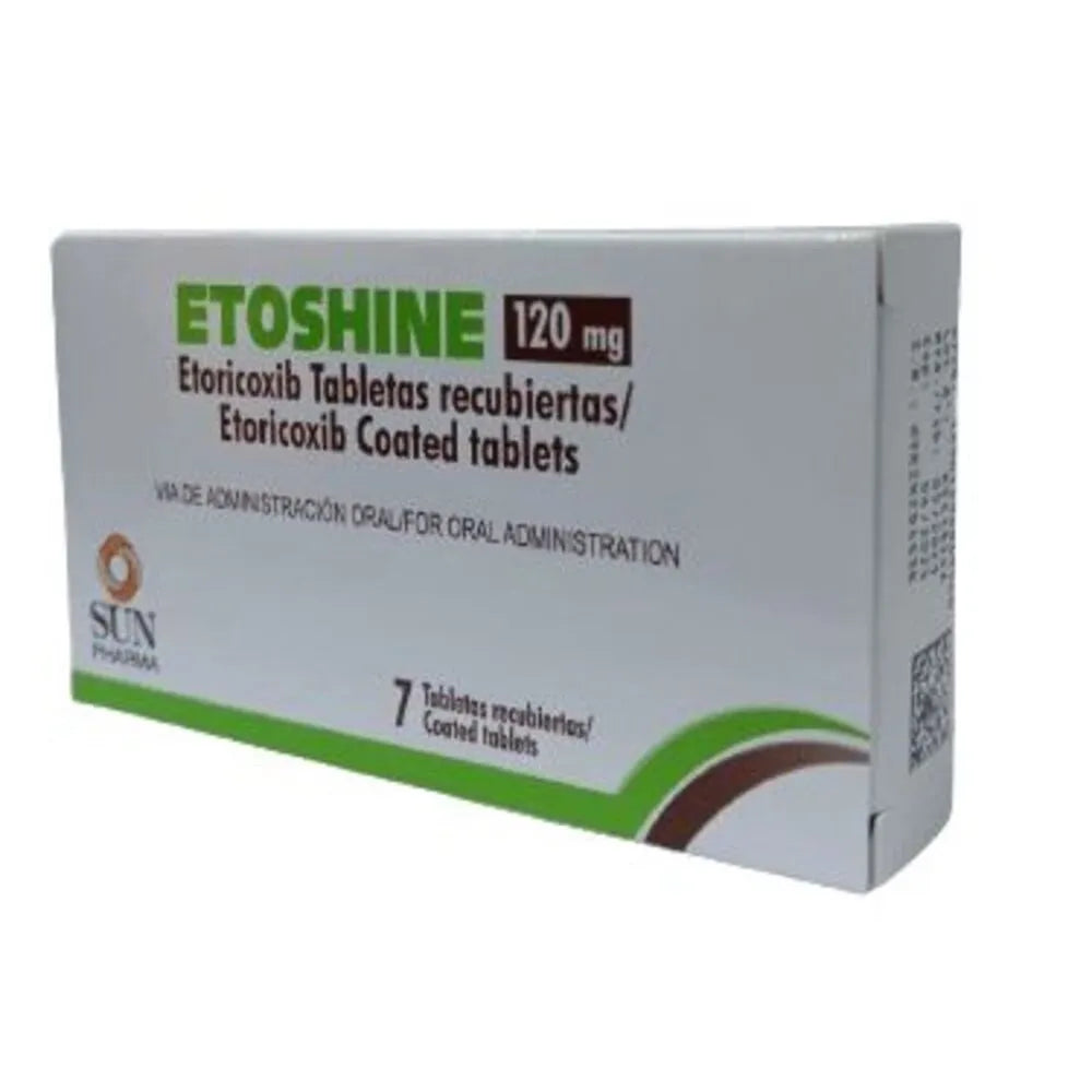 Etoshine 120 mg Tableta Recubierta
