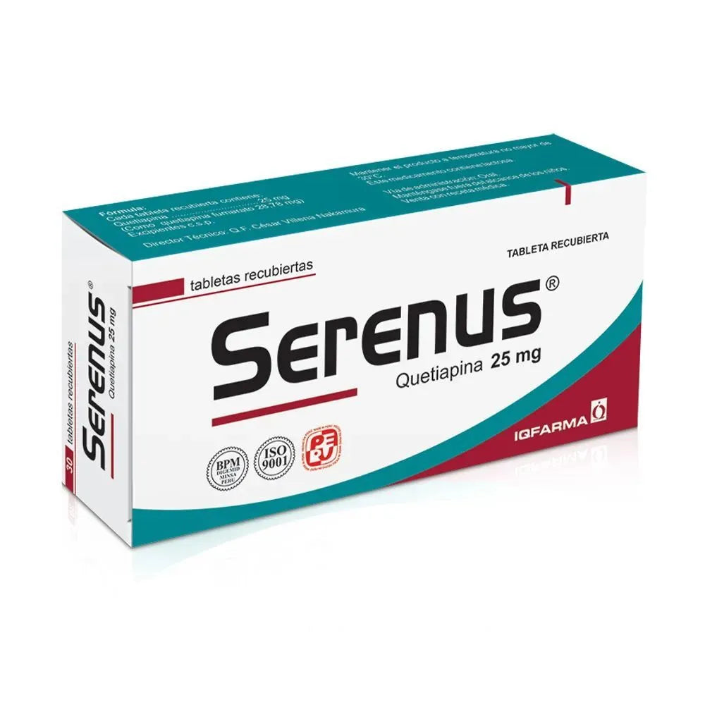 Serenus 25 mg Tabletas
