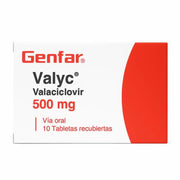 Valyc 500mg Xx10 Tab