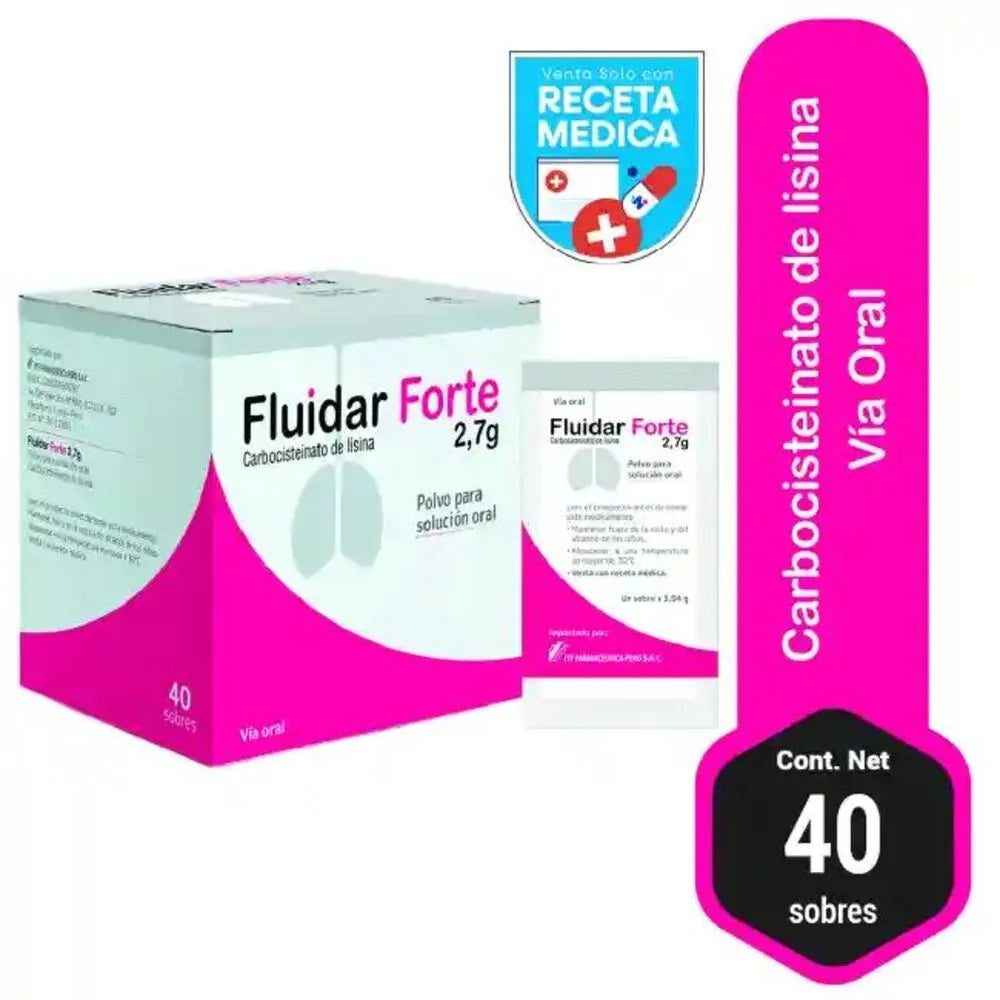 FLUIDAR FORTE X 40 SOBRES