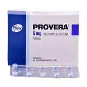 Provera 5 Mg Tabletas - Caja 30 Un