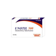 Unotil 500 Tabletas Recubiertas - Caja 10 UN
