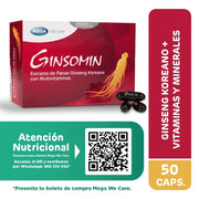 Ginsomin - Caja 50 Cápsulas Blandas