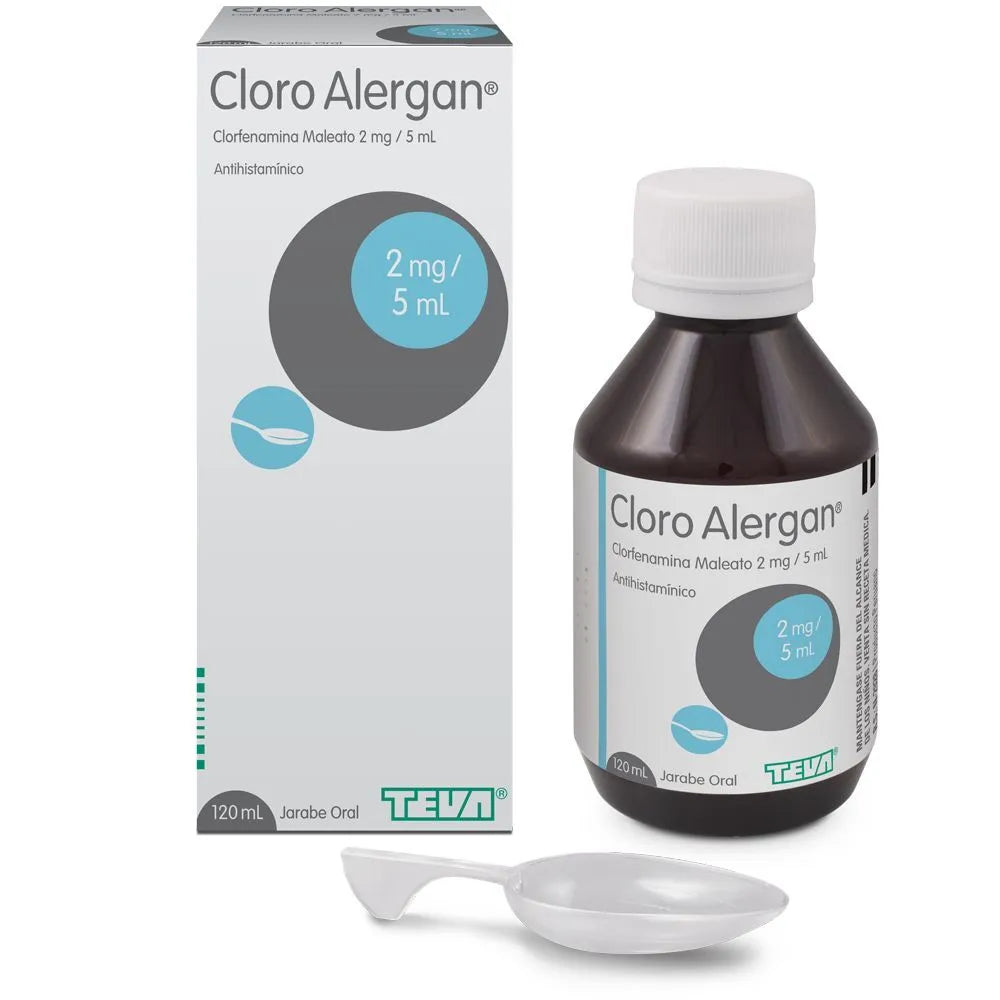 Cloro . Alergan 2mg/5mL x 120 mL jbe