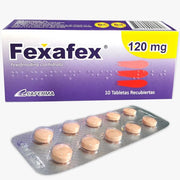Fexafex 120 mg Tableta Recubierta Caja 10 und