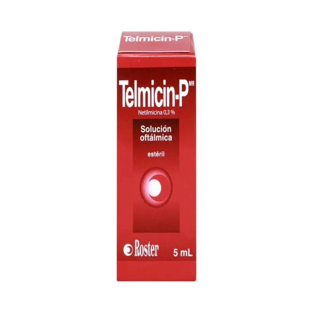 Telmicin-P 0.3% Solución Oftálmica - Frasco 5 ML