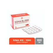 Soma B12 1000 mcg Tableta Sublingüal