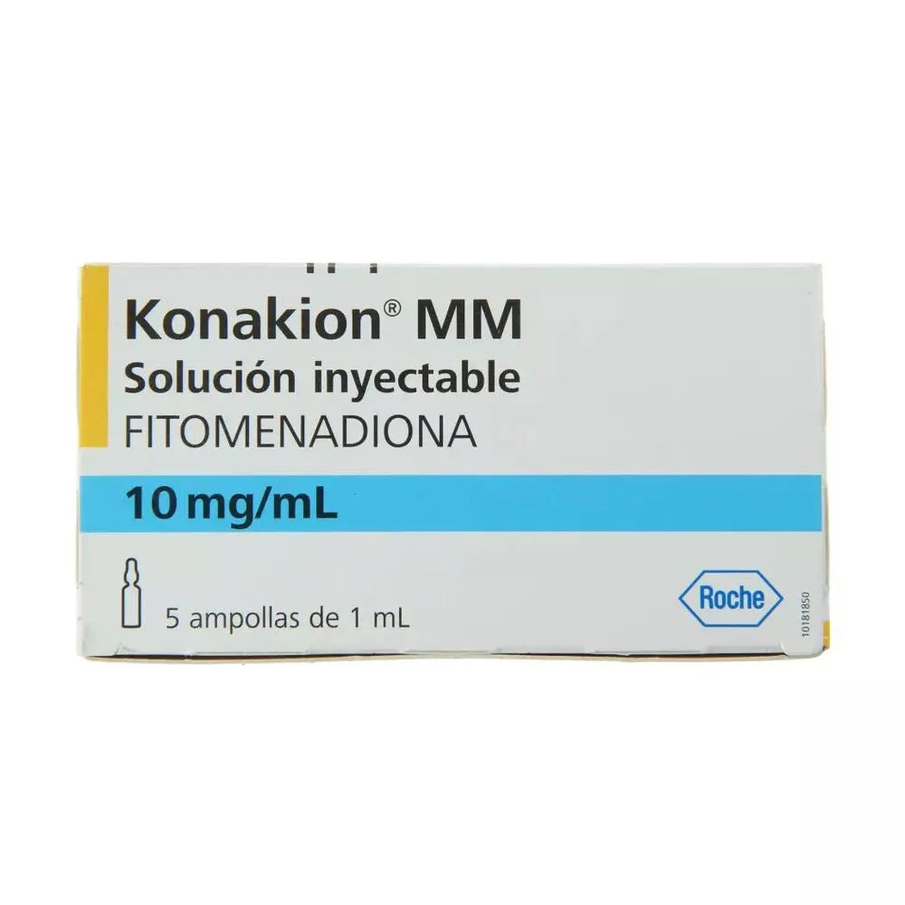 Konakion MM 10mg/mL Fitomenadiona 5 Ampollas Inyectables