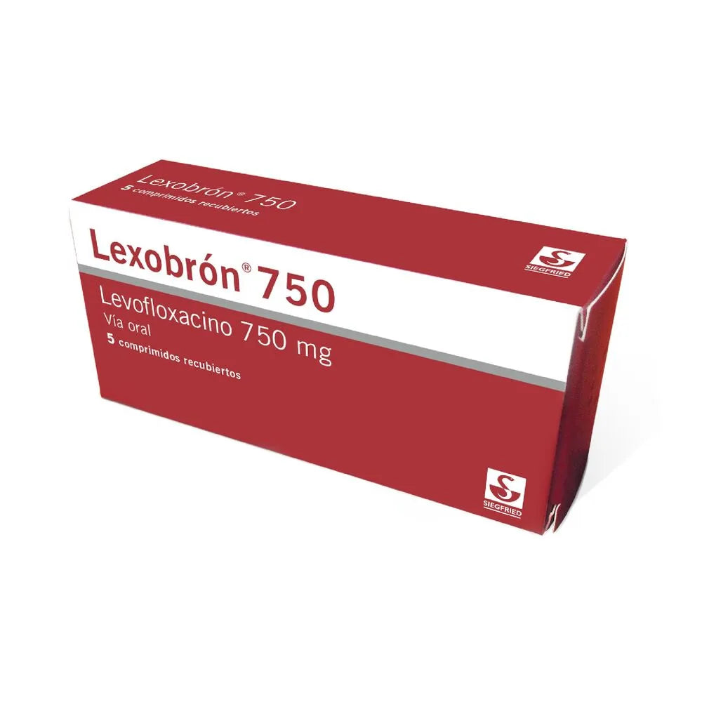 Lexobrón 750 Mg x 5 Tabletas