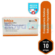 Enoxaparina Sódica 60mg/0.6mL (Inhixa) Sol Iny x 10