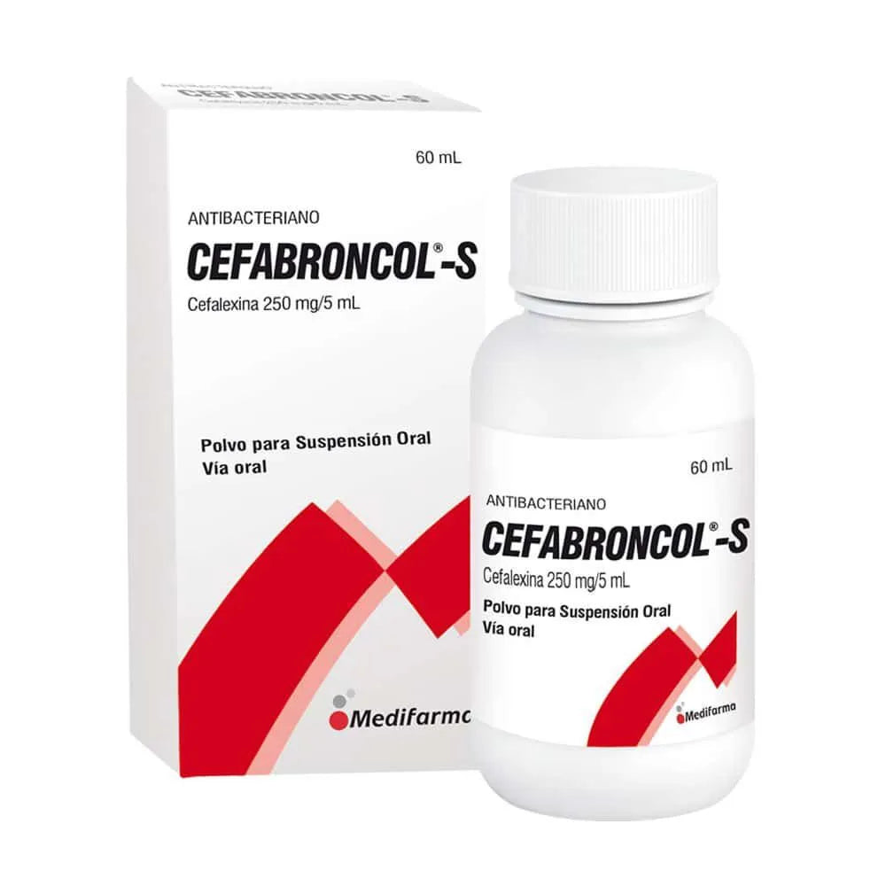 Cefabroncol-S 250 mg/5mL Polvo Para Suspension Oral