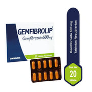 Gemfibrozilo 600 mg GF Tabletas
