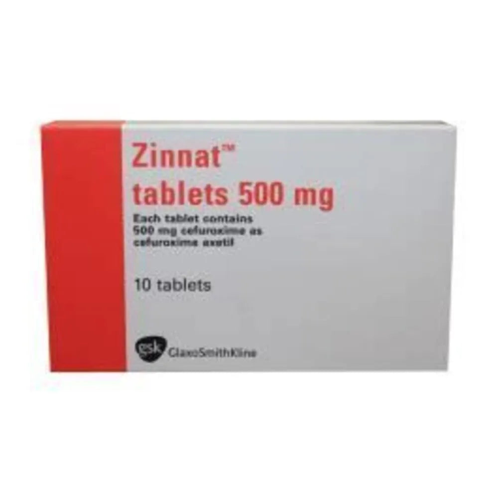 Zinnat 500 mg 10 Tabletas
