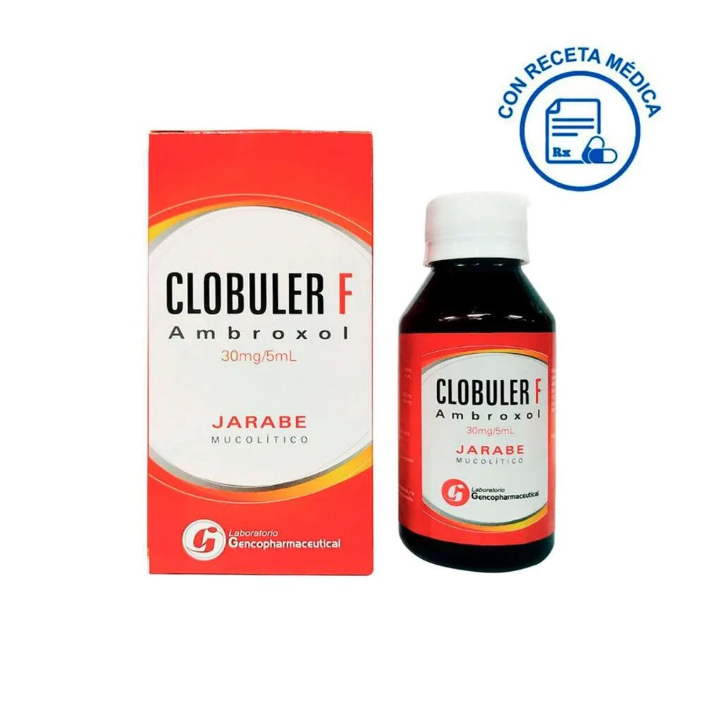 Clobuler F 30 mg X 100 mlClobuler F 30mg/5ml Jarabe – Frasco 100 Ml