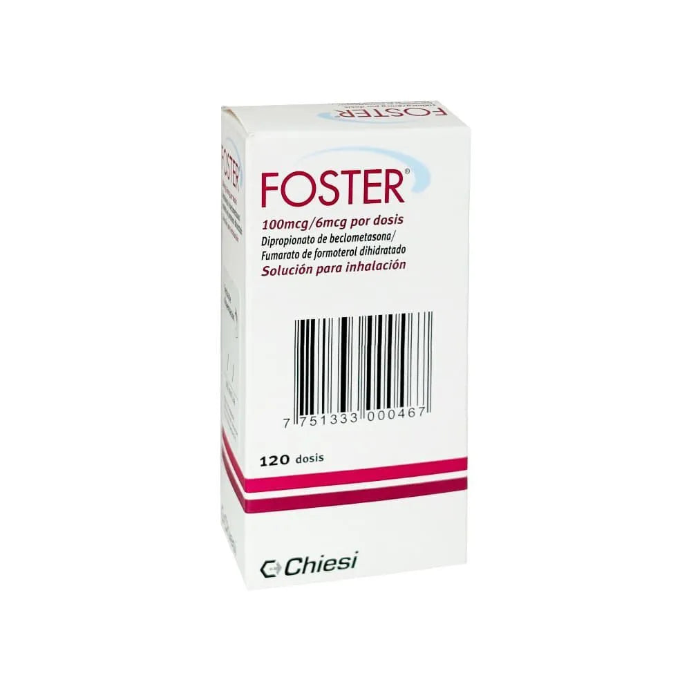 Foster 100 mcg/6 mcg Solución para Inhalación