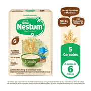 Cereal Infantil NESTUM 5 Cereales Caja 350g