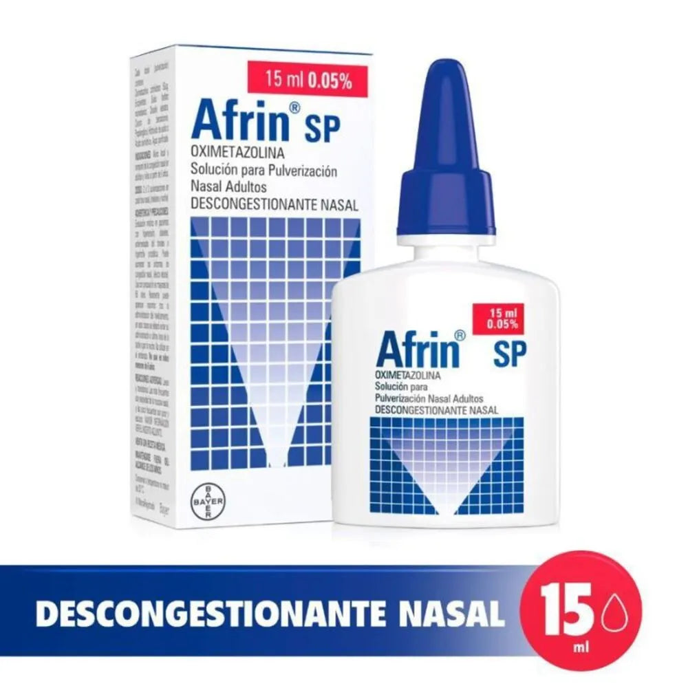Afrin SP 0.05% Solución para Pulverización Nasal - Frasco 15 ml