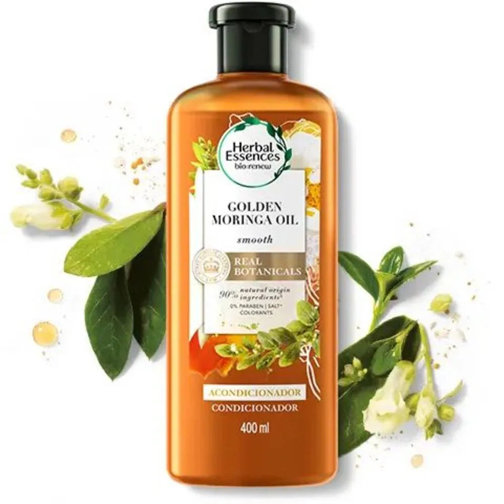 Acondicionador Herbal Essences Aceite de Moringa Dorada -400 ML