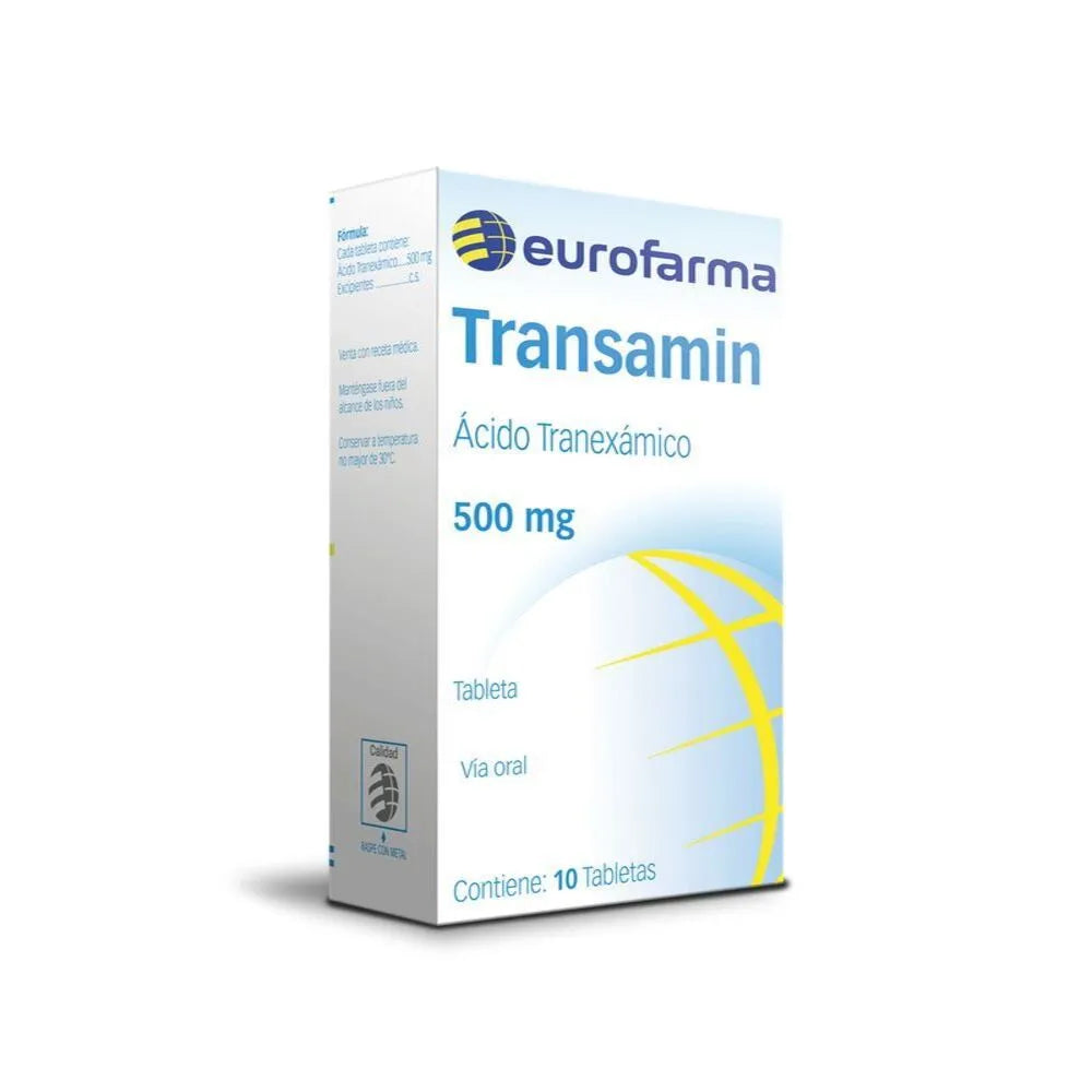 TRANSAMIN 500 MG X 10 CAPS