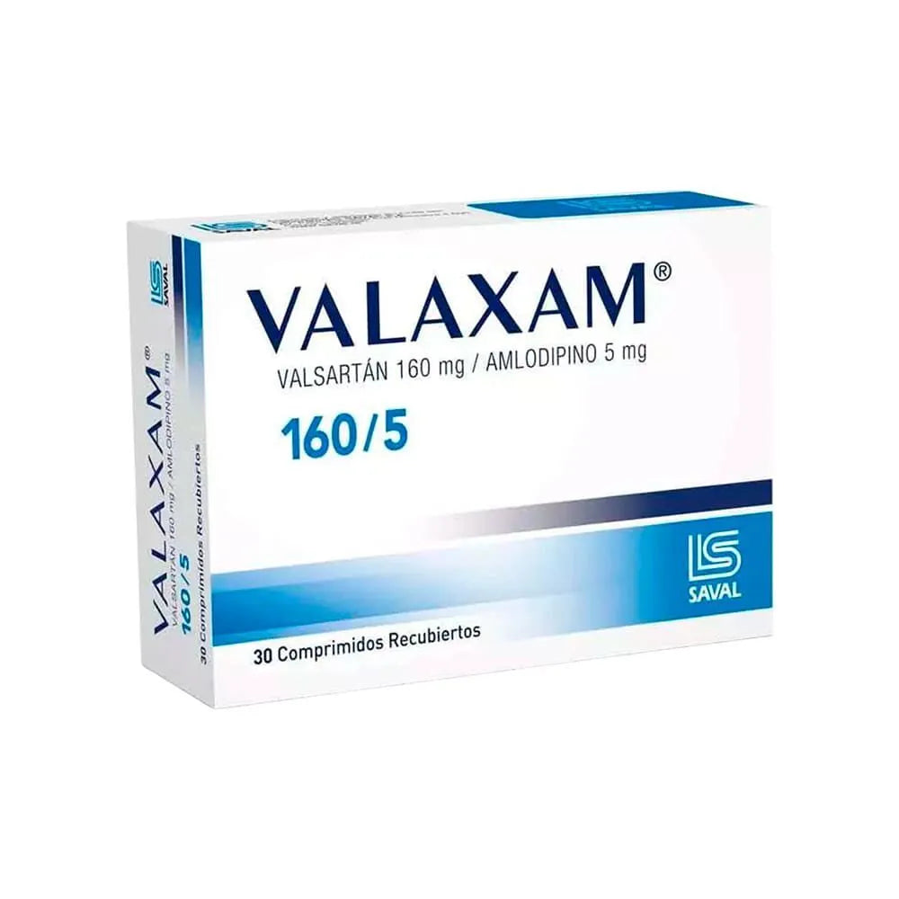 Valaxam 160 mg + 5 mg Comprimidos Recubiertos