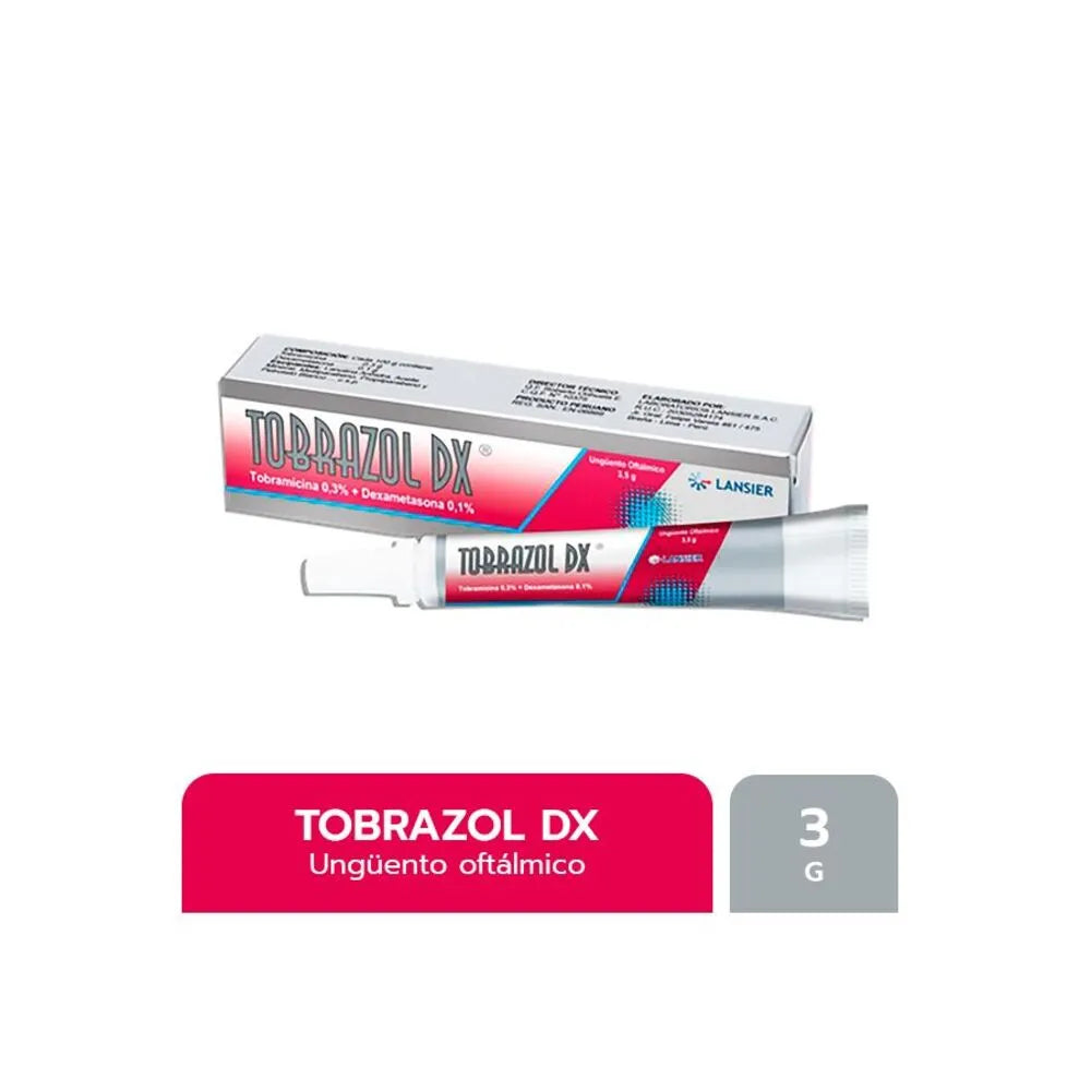 Tobrazol Dx 0.3% + 0.1% Ungüento Oftálmico