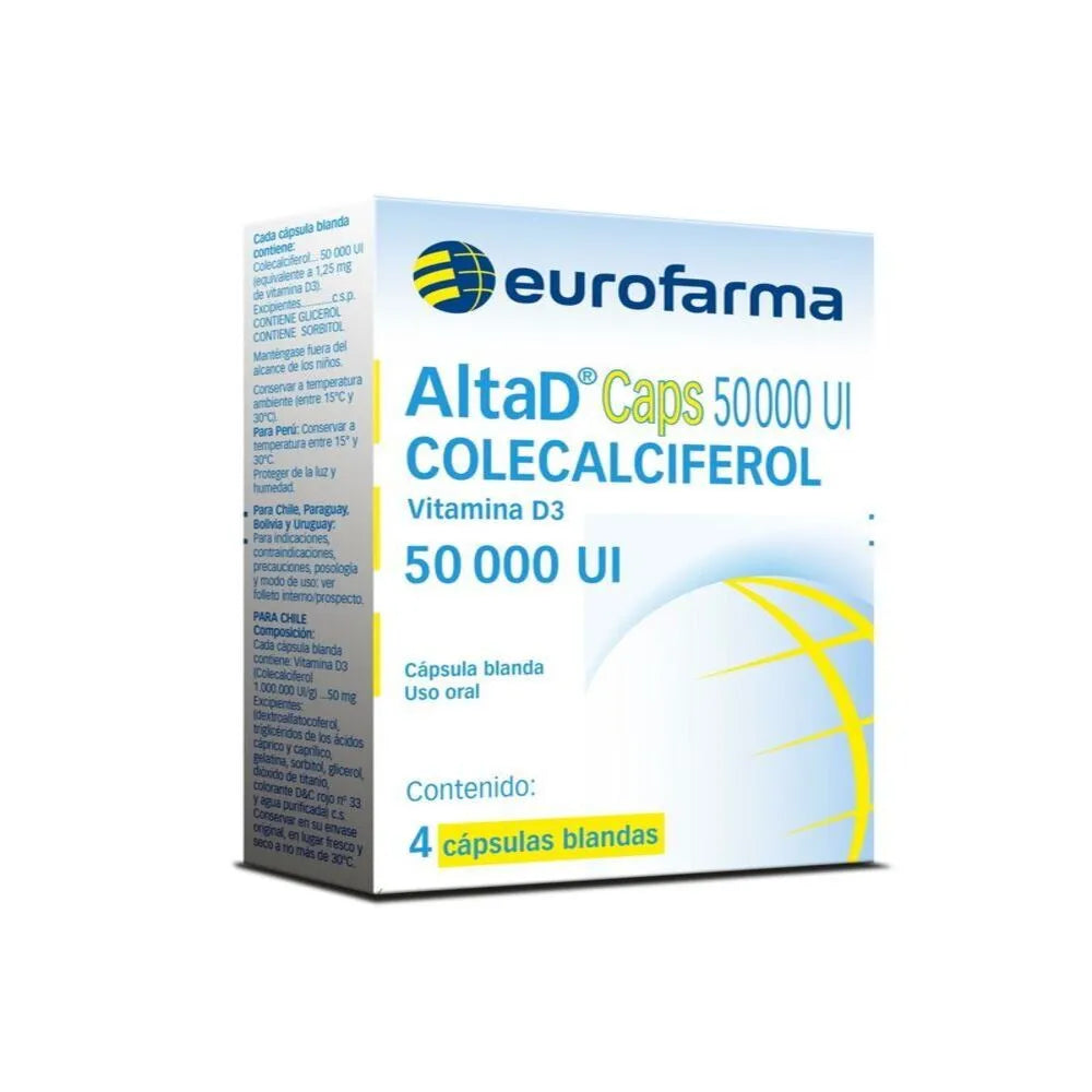 ALTA D 50000 UI X 4 CAPSULAS