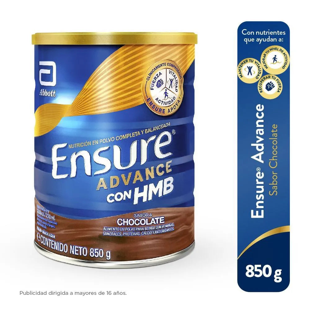 Ensure Advance Sabor Chocolate x 850 g