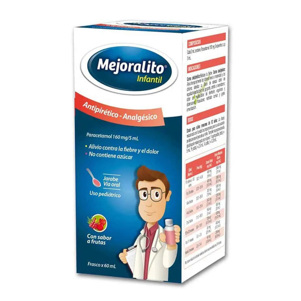 MEJORALITO 160MG X 60 ML