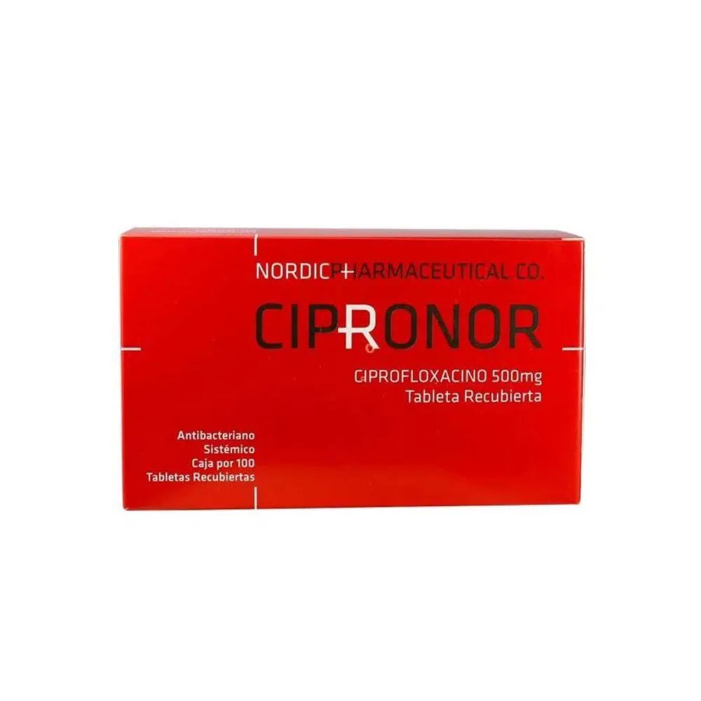 Cipronor 500 mg Tabletas x 100 tab