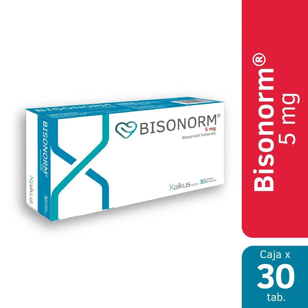 Bisonorm 5  Mg Tableta Recubiertas