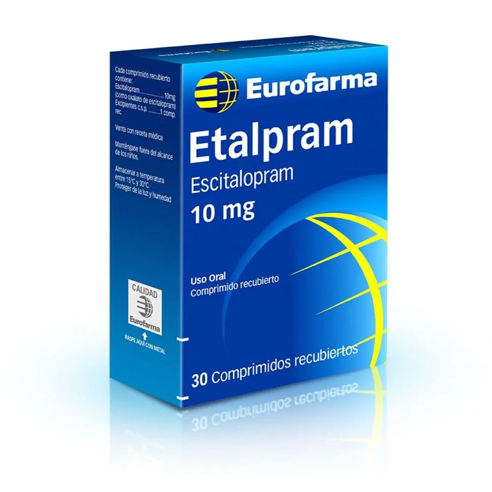 Etalpram 10 mg Comprimidos Recubiertos