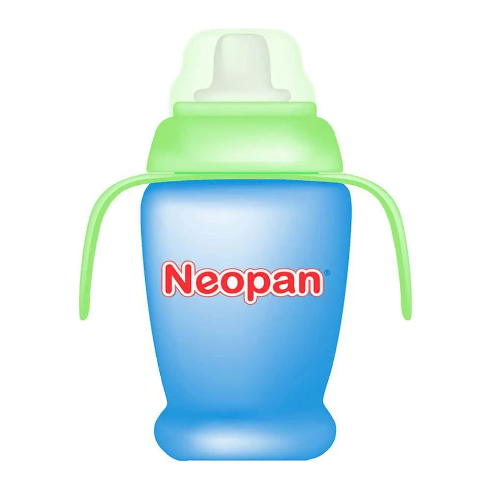 Biberón de Plástico con Tetina de Silicona Neopan Etapa 2 para niños desde 6 meses Diseño Clásico