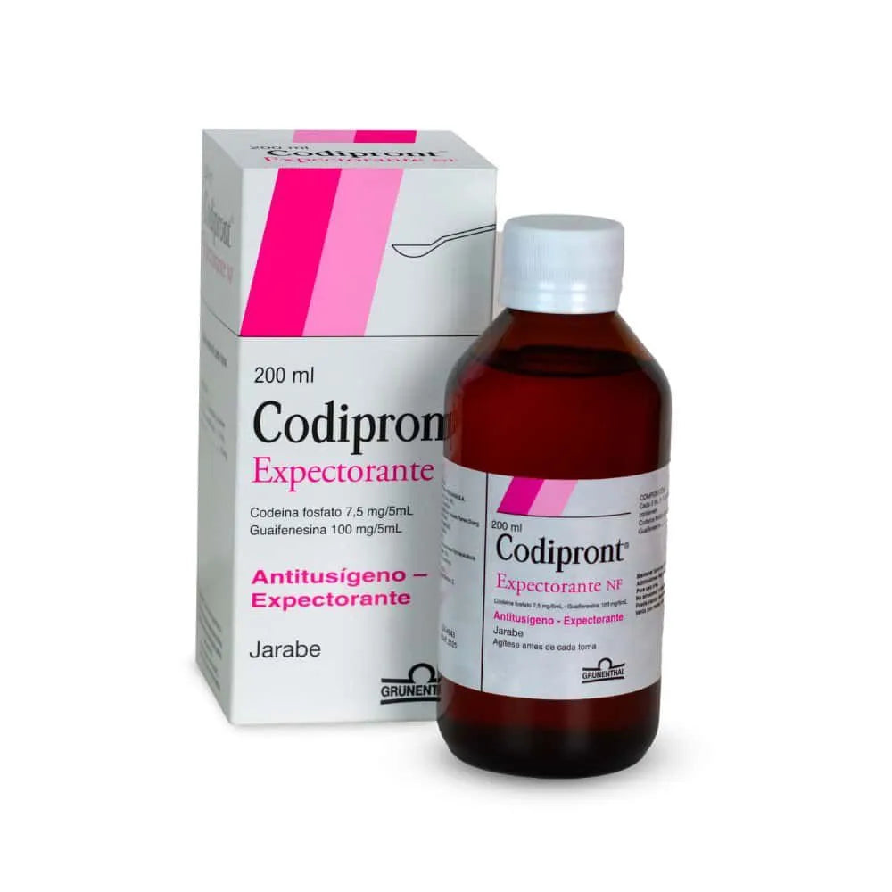 Codipront Expectorante 11,11MG/5Ml +3,67MG/5Ml + 55,55MG/5Ml Suspensión Oral