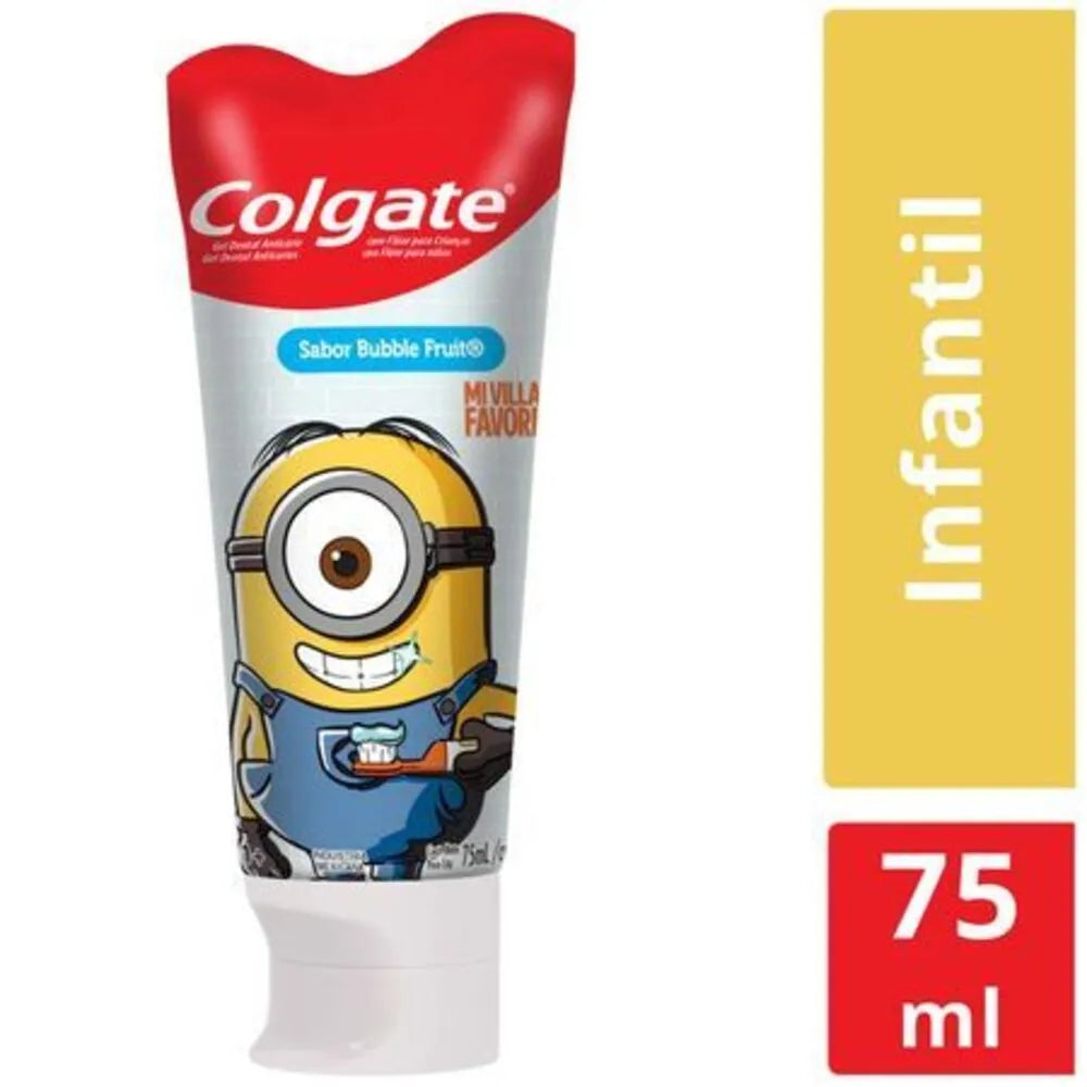 Crema Dental para Niños Colgate Smiles Minions Tubo 75 ml