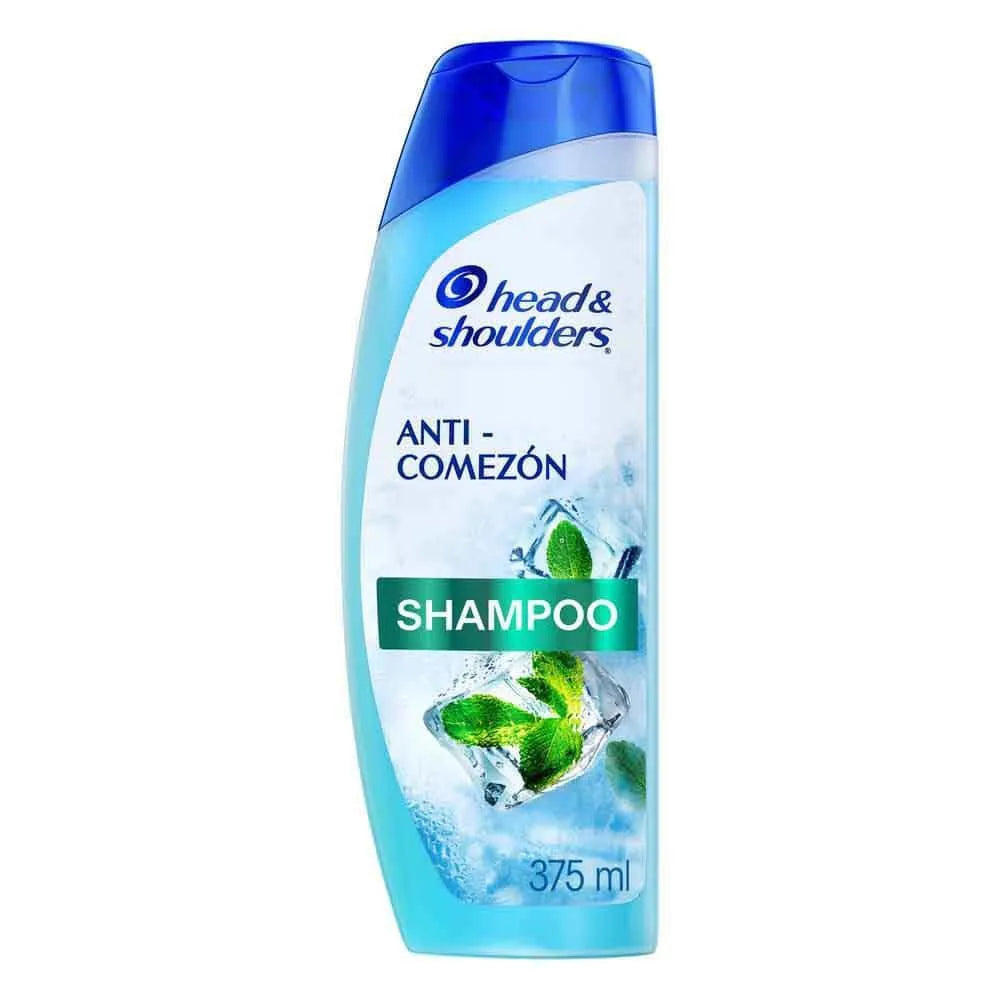 Shampoo Head & Shoulders Anti Comezon Menta Extra Refrescante -375 ML