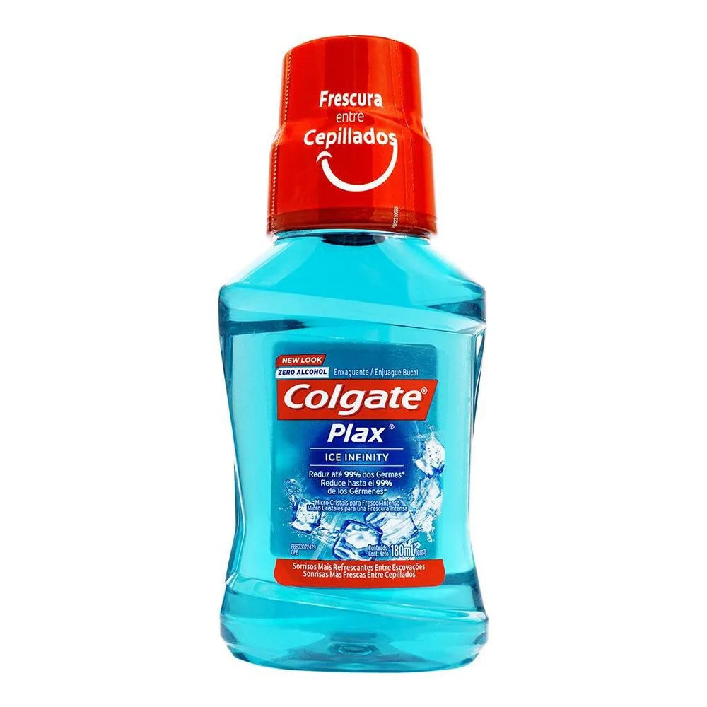 Colgate Enjuague Plax Ice Infinity - 180 Ml