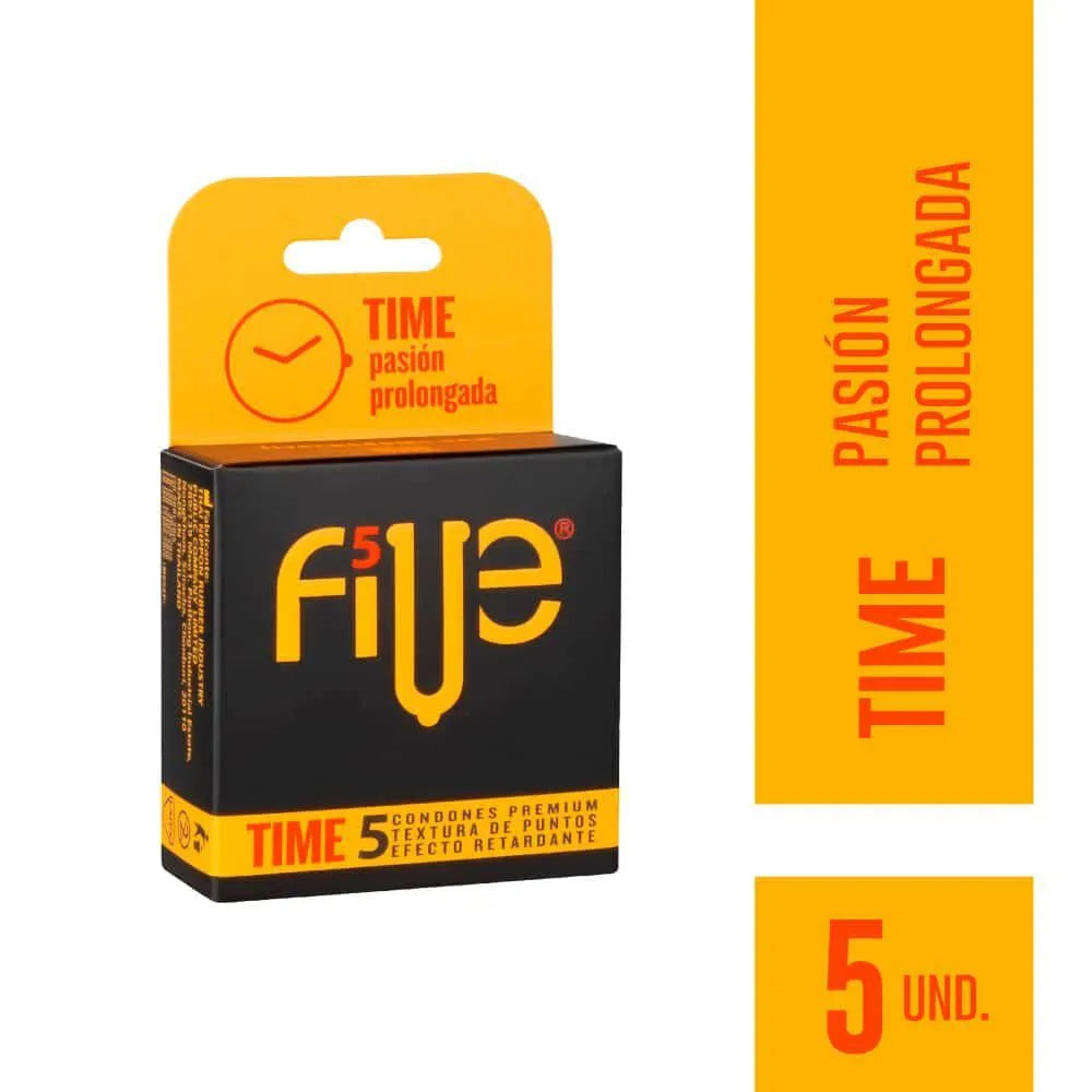 Preservativo Five Time 5 Efecto Retardante