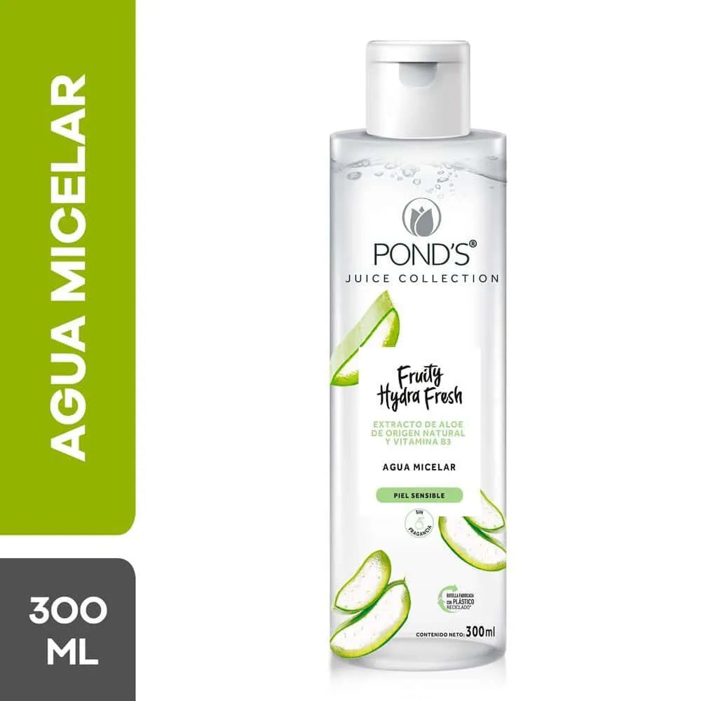Agua Micelar Ponds Fruity Hydra Fresh Aloe Vera