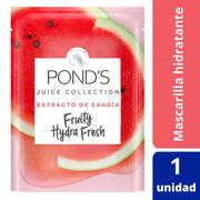 Mascarilla en Tela Facial Ponds Fruity Hydra Fresh Sandía 