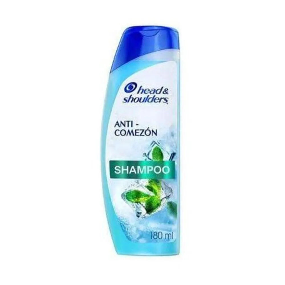 Shampoo Head & Shoulders Anti Comezon Menta Extra Refrescante -180 ML