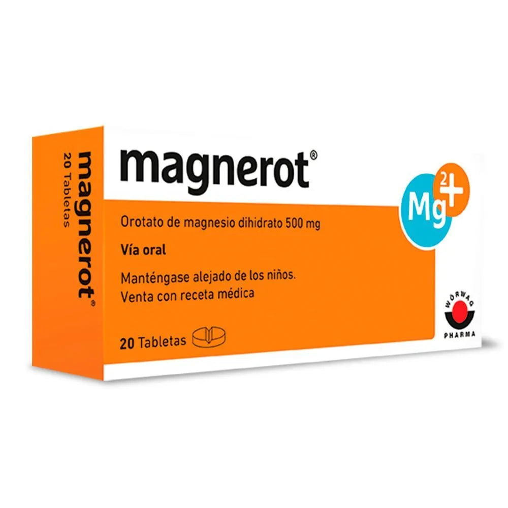 Magnerot 500 mg Tabletas
