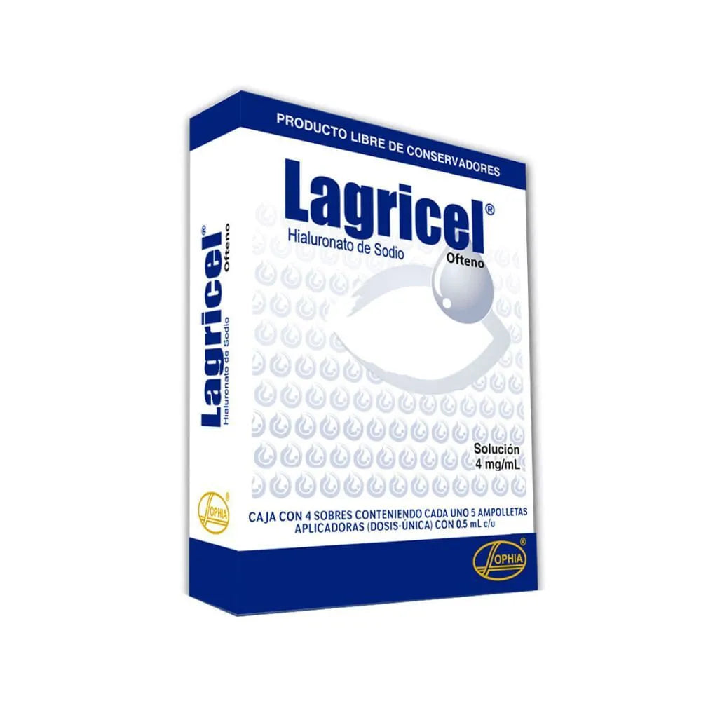 Lagricel Ofteno 4 mg/ml Solución Oftálmica en Monodosis