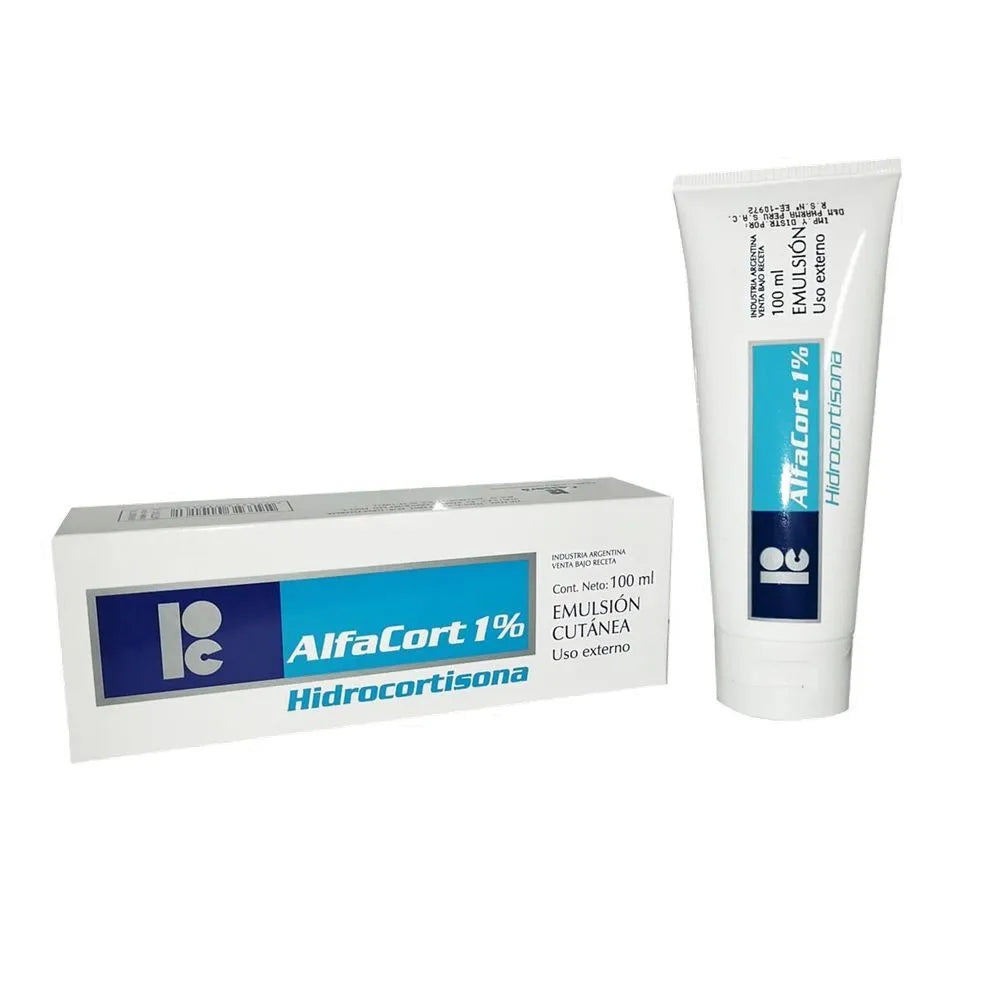 Alfacort 1% Emulsión Cutánea x 100 ml