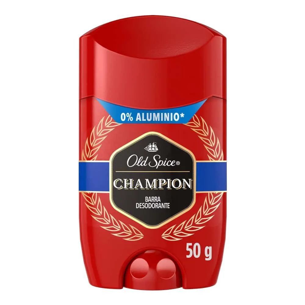 Desodorante En Barra Old Spice Champion Frasco 50 GR