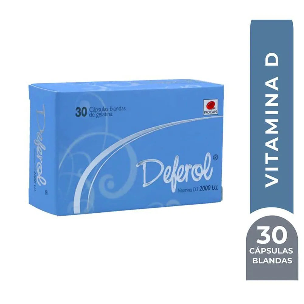 Deferol 2000ui x 30 cap bland