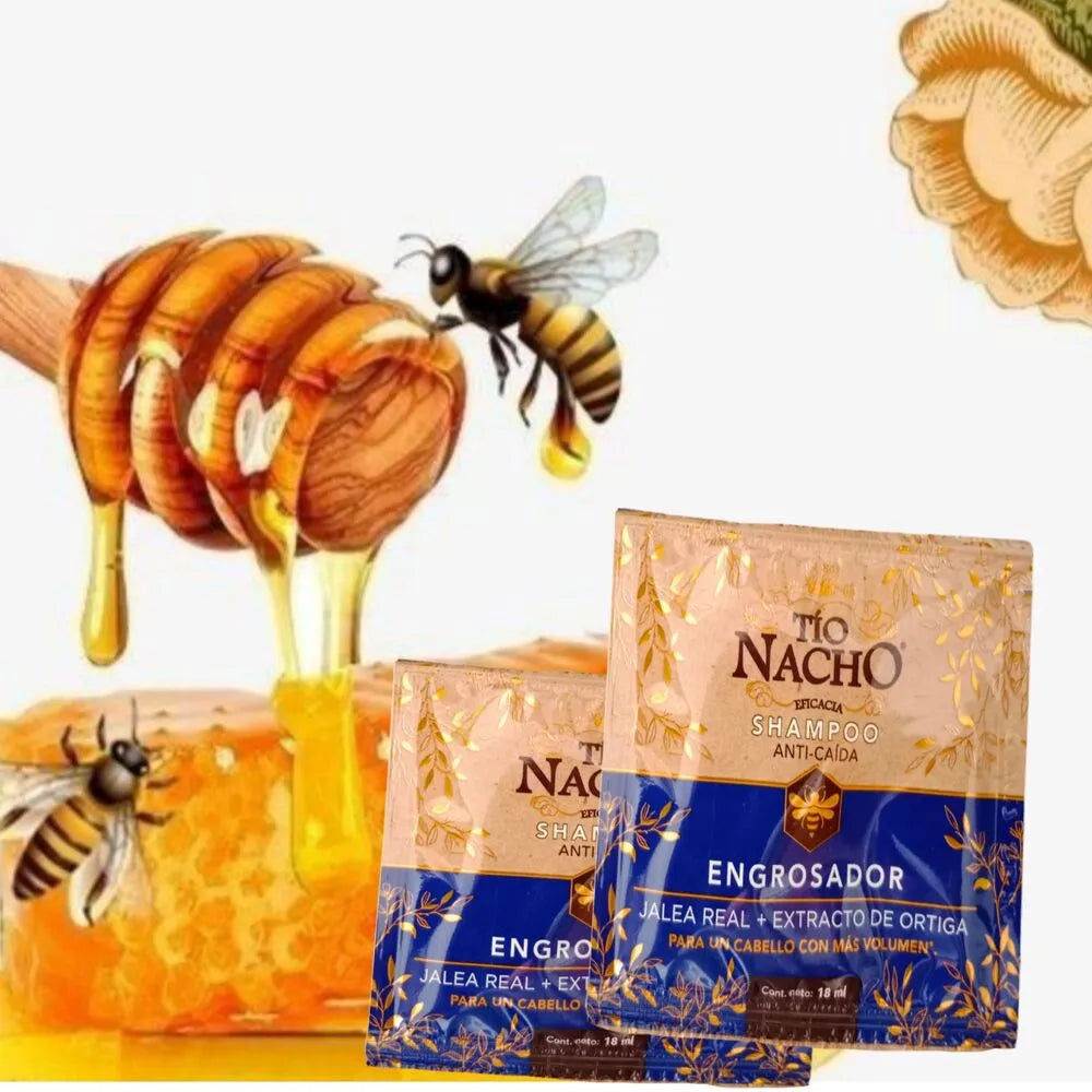Shampoo Tio Nacho Engrosado en sachet X 10 UND