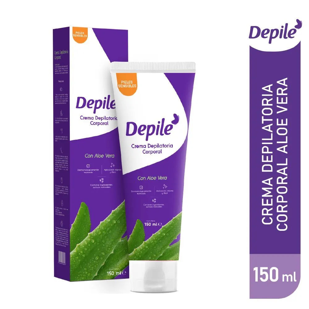 Crema Corporal Aloe DEPILÉ Tubo x 150 ml
