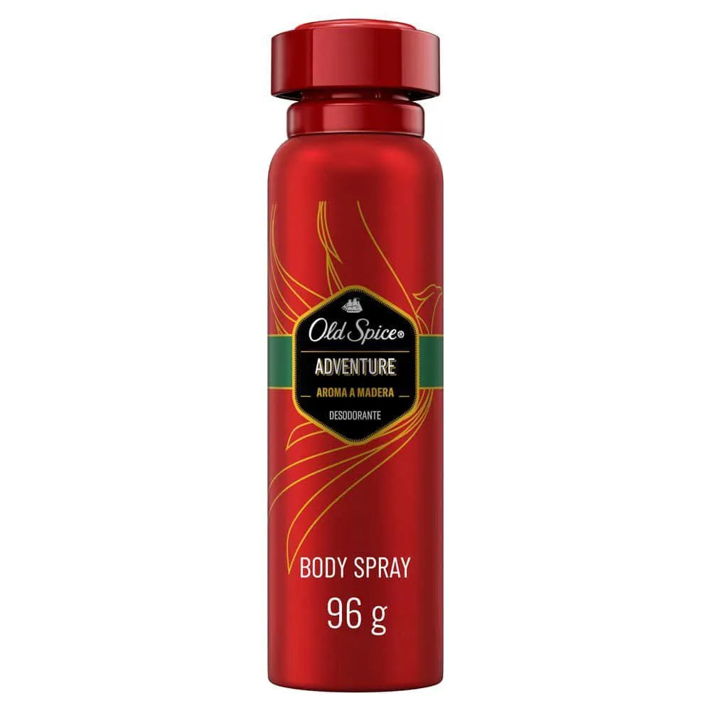 Desodorante en Spray Old Spice Adventure Valentia y Madera frasco 150 ML