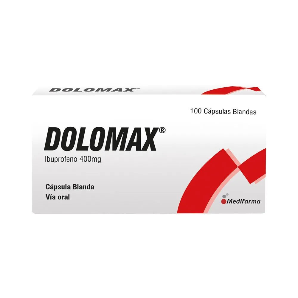Dolomax 400 mg Cápsulas Blandas - Caja x100